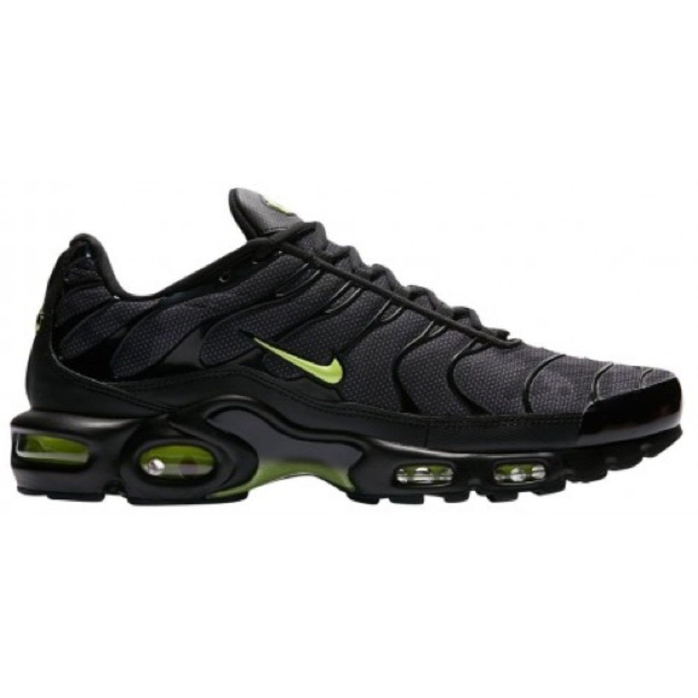 AIRMAX PLUS BLACK/VOLT GLOW/WOLF GREY